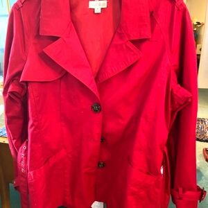 Red Rain Jacket